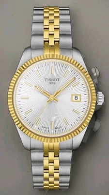 TISSOT Ballade Quartz 34MM Silver Dial Two-Tone Strap T156.210.22.031.00 - Image 1 of 4