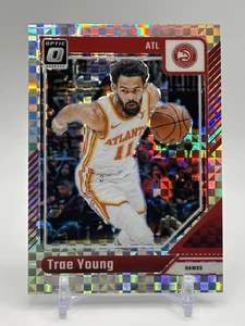 2024-25 Panini Donruss Optic Trae Young #186 Checkerboard Prizm SP Atlanta Hawks - Imagen 1 de 10