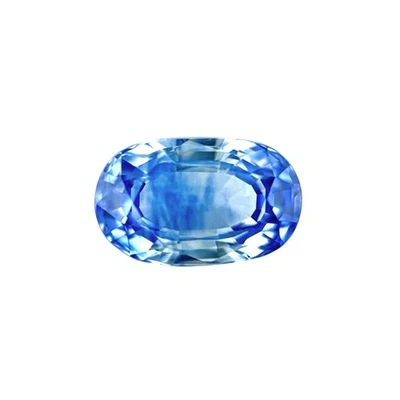 2.30ct NATURAL Ceylon Blue Sapphire Oval Cut Sri Lanka Gem 9.2x5.7mm VVS - Image 1 of 4