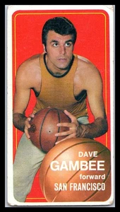 Dave Gambee 1970-71 Topps Vintage Basketball SF Warriors #154 VG+-- EX - Bild 1 von 2