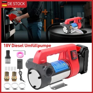24V DIESELPUMPE AKKU PUMPEN KRAFTSTOFF PUMPE SELBSTANSAUGEND DIESEL HEIZÖLPUMPE - Bild 1 von 9