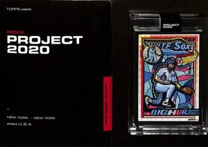2020 TOPPS PROJECT 2020 #385 FRANK THOMAS - CHICAGO WHITE SOX - EFDOT - Picture 1 of 2