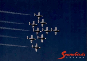 Postcard Snowbirds Canada - Canadian Forces Aerial Display Team - Picture 1 of 2