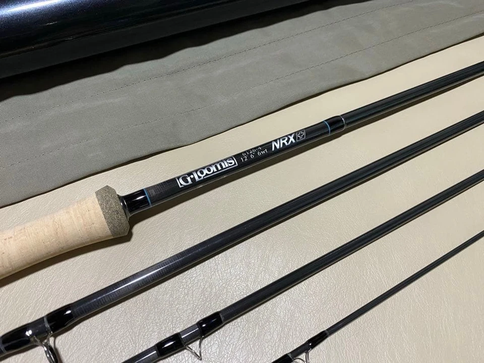 Unused item G Loomis NRX+ 6126-4 12'6" #6 Fly Rod Fishing - Image 1 of 4