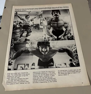 Mike Mentzer HEAVY DUTY Cable Flies Chest Training Bodybuilding Photo - Bild 1 von 1