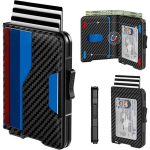 Wallet for Men - Pop Up Case, Cash Slot, and Credit Card Wallet - Slim Minima... - Picture 1 of 8