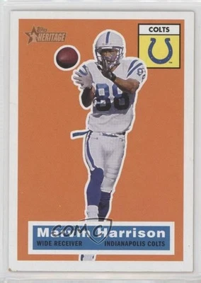 2001 Topps Heritage Marvin Harrison #64 HOF - Image 1 of 2