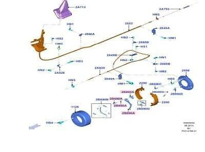 FC4Z2A225A KIT AJUSTADOR PIEZAS BKSF5 2016-2024 F650 Ford Foto 1 de 1