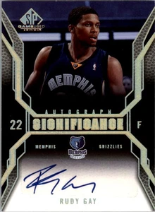 2007-08 SP Game Used SIGnificance #SIRG Rudy Gay Auto - NM-MT - Picture 1 of 2