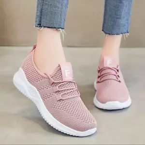 Woman’s Running Shoe Sz 8 Pink Jogging Sneaker walking shoe lightweight durable - Picture 1 of 5