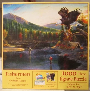 FISHERMEN BY ABRAHAM HUNTER - vollständig - SUNSOUT PUZZLE - Bild 1 von 2