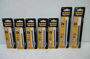 DEWALT EXTREME 7-TEILIGES FREIMAURERBOHRER-BIT-SET 5 MM 5,5 MM 6 MM 6,5 MM 7 MM X 2 UND 8 MM - Bild 1 von 1