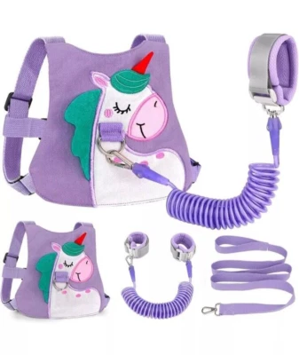 Toddler Leash for Kids-Baby Child Harness w/ Anti Lost Wrist Link for Boys/Girls - Image 1 of 4