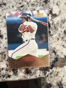 1997 PINNACLE MLB BASEBALL ROOKIE CARD ATLANTA BRAVES ANDRUW JONES #163 - Picture 1 of 1