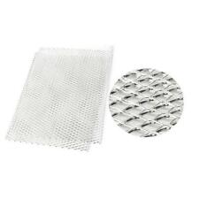 Racing Car Front Bumper Grilles Grill Vent Diamond Mesh Net rhombus style Silver