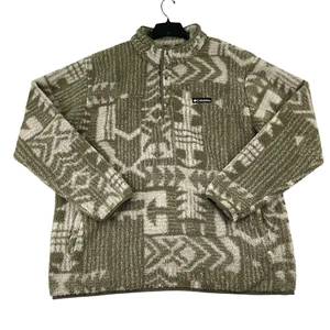 Columbia Rugged Ridge II Sherpa 1/2 Snap Fleece Herren Gr. 2XL grün Pullover - Bild 1 von 14