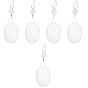 5 Stück Mini-Puppen-Tragetasche, transparente Aufbewahrungstasche, Hängetasche, - Bild 1 von 12
