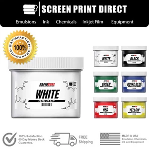 Plastisol Ink For Screen Printing - Low Temp Cure 270F - Primary Colors - Picture 1 of 10