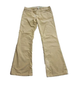 Abercrombie & Fitch Wo's 10 (32x29 MEAS) Chino Flare Stretch Corduroy Pants - Picture 1 of 10