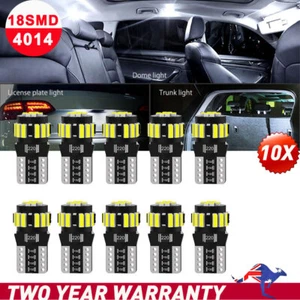 For JAYCO T10 LED CARAVAN INTERIOR LIGHT WEDGE BULB CAMPING RV 4WD 12V WHITE x10 - Picture 1 of 9