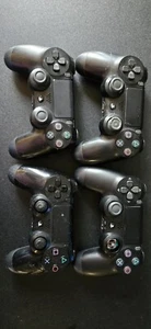 Playstation 4 Controllers Used Lot Of Four For Parts / Repair - Picture 1 of 10