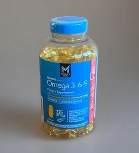 Member's Mark Omega 3-6-9 Dietary Supplement Softgels - 325 Count Exp. 08/2026 - Picture 1 of 5