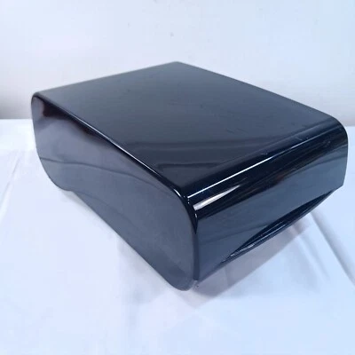 ROLODEX BC-102 covered Business Card box File Organizer Divider Black Plastic - Image 1 of 4