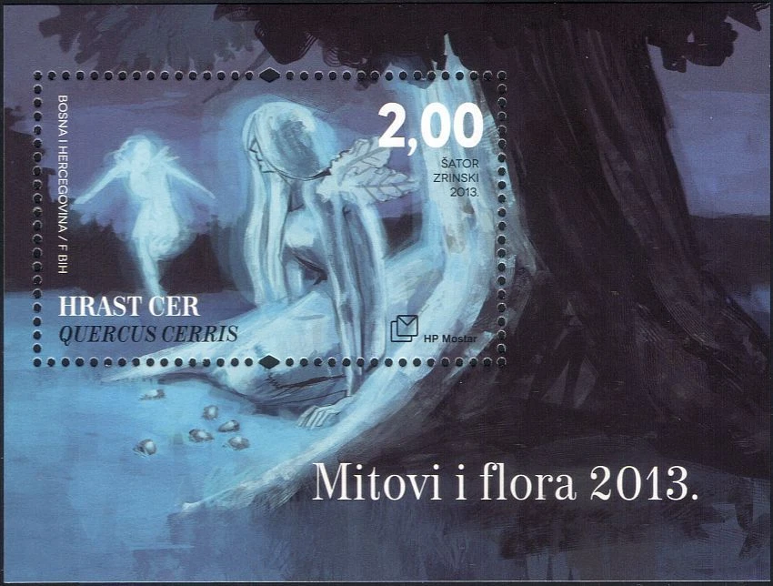 Bosnia Herzegovina 2013 Myths/Oak/Trees/Plants/Nature/Fairy/Folk Tale m/s b2756m - Image 1 of 1