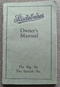 Original 1926 Studebaker Big Six and Special Six Owner's Manual - Picture 1 of 7