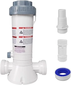 Clorador automático de piscina en línea CL100 tiene capacidad para 4,5 libras 15.000 galones - Imagen 1 de 2