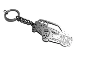 Llavero de acero inoxidable 3D carrocería de coche corte lazo llavero apto para Acura MDX IV - Imagen 1 de 6