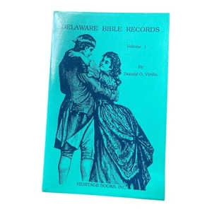Delaware Bible Records Volume 1 VIRDIN 117pg LN - Picture 1 of 2