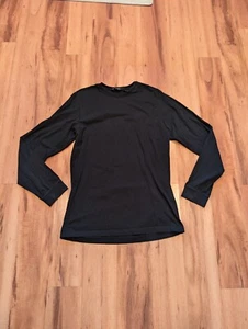 Eddie Bauer Shirt Mens XLT Tall Black Longsleeve Outdoor Hiking - Picture 1 of 9