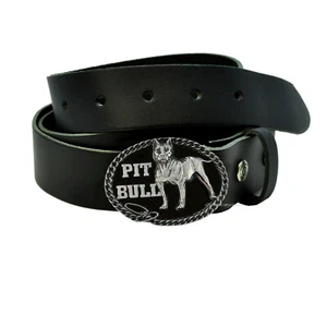 Pitbull Bull Terrier Belt Buckle hebilla de cinturón para perros raza de perro *360 - Imagen 1 de 3