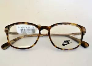 NUOVI occhiali Nike Tortoise bronzo quadrati con montatura 50-16-140 7218 215 - Foto 1 di 4