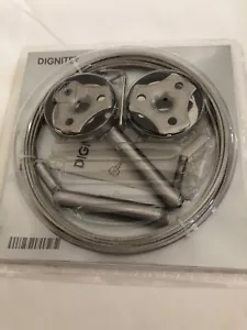 IKEA DIGNITET Stainless Steel Curtain Wire NEW Sealed Package - Picture 1 of 8