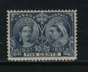 Canada Unitrade HINGED 54 (z12) "DIAMOND JUBILEE ISSUE" (1897) Value $ 100.00  - Bild 1 von 1