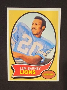 1970 Topps Fútbol #75 Lem Barney Salón de la fama Novato EX Detroit Lions Morgan State - Imagen 1 de 2
