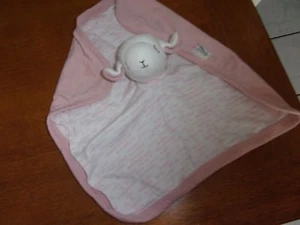 under the nile baby security lamb sheep white pink 14" BLANKET LOVEY - Picture 1 of 1