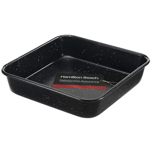 Sartén cuadrada para pasteles Hamilton Beach antiadherente liberación fácil sartén de acero al carbono sartén para galletas - Imagen 1 de 7