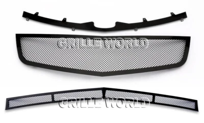 Combo de inserción de rejilla de malla de acero inoxidable negro para Cadillac DTS 2006-2011 Foto 1 de 2