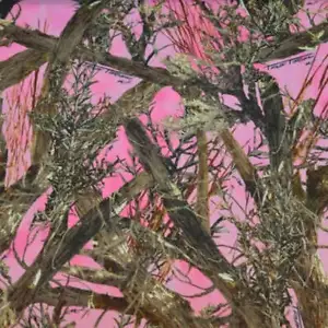 Manta de lana hecha a mano de una sola capa 58"x 72" "True Timber MC2 rosa" - Imagen 1 de 2