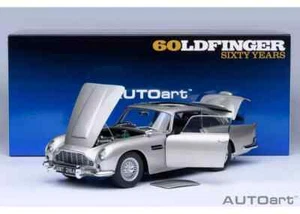 AutoArt 70296 ASTON MARTIN DB5 007 GOLDFINGER 1:18 NEW Auto Art WEAPONS Bond - Picture 1 of 15