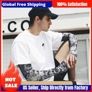 Kühlarmhülsen UV Sonnenschutz für Outdoor Sport Radfahren Unisex 1 Paar - Bild 1 von 23
