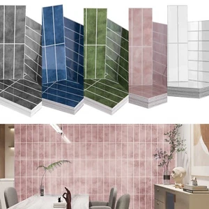 Art3d peel and stick wall panels,10 pack-11.4"x9.1" cover 7.2 Sq.Ft. - Picture 1 of 79