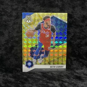 2020-21 Panini Mosaic Seth Curry REATTIVO Giallo PRIZM - Foto 1 di 2