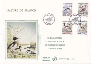 Enveloppe grand format 1er jour Soie 1993 Nature de France Les Canards - Picture 1 of 2