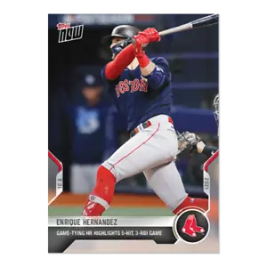 Kike Enrique Hernández - 2021 MLB TOPPS AHORA tarjeta 934 horas 5 hits 3 carreras juego - Imagen 1 de 2