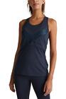 ESPRIT Sports Damen Tanktop Sommershirt Training Funktionsshirt, dunkelblau, S