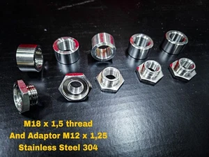 Exhaust pipe Lambda M 18 X 1,5 Thread Sensor 02 AFR boss Nut oxygen - Picture 1 of 4